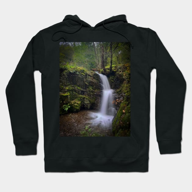 Lake District Waterfall Hoodie by Graz-Photos